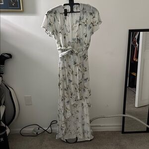 Promesa Floral Wrap Dress